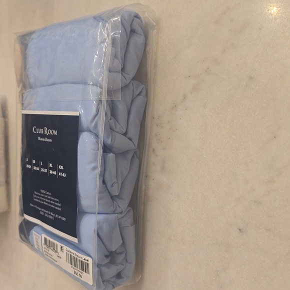 NWT Men's Club Room 4 Pack Woven Boxers in Large - Picture 5 of 5